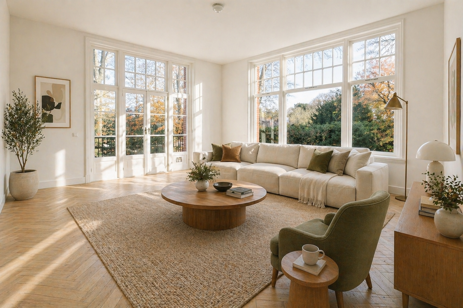 Multi-view virtual staging outputs